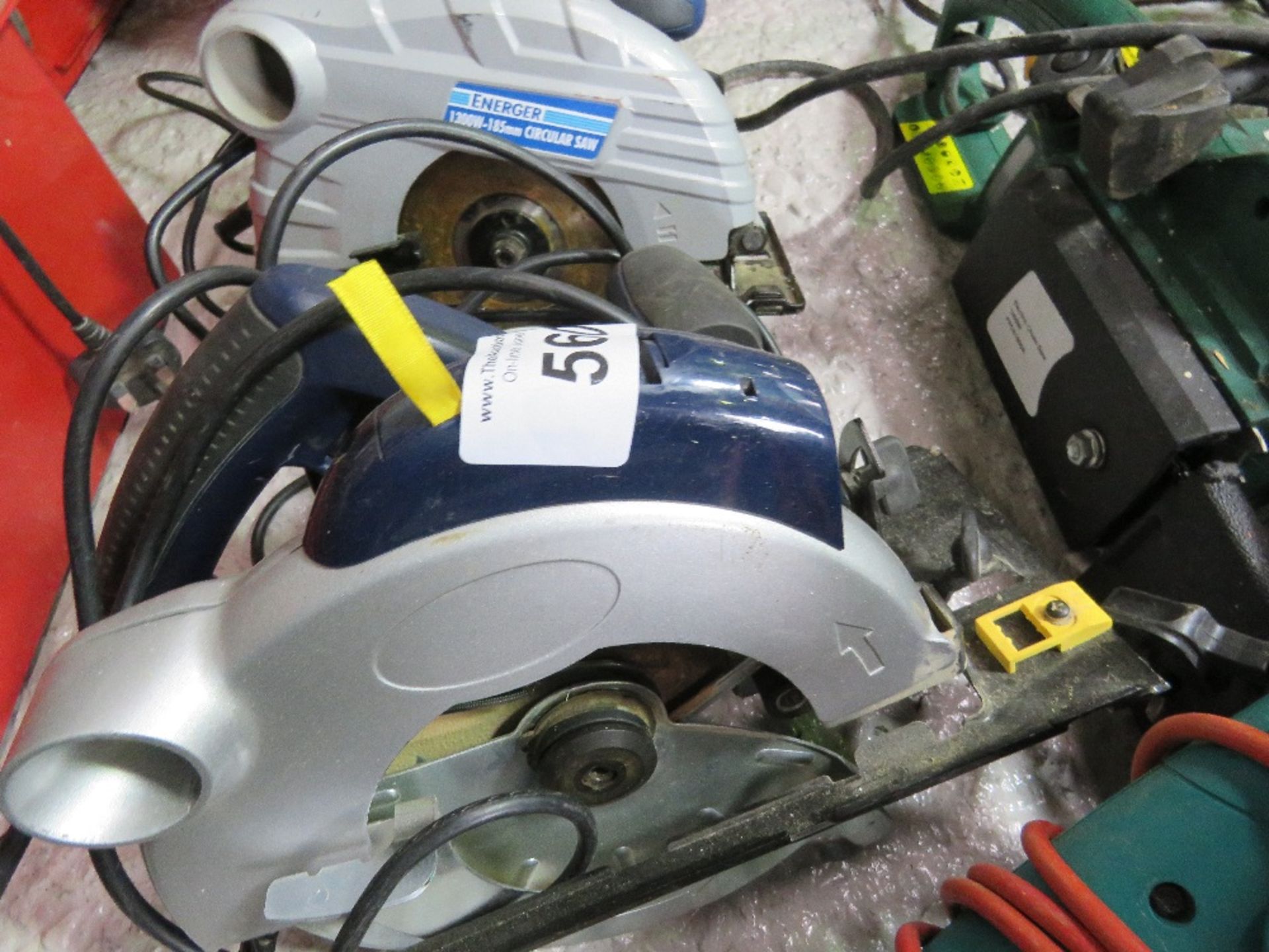 2 X CIRCULAR SAWS, 240VOLT. THIS LOT IS SOLD UNDER THE AUCTIONEERS MARGIN SCHEME, THEREFORE NO VAT W - Image 3 of 3