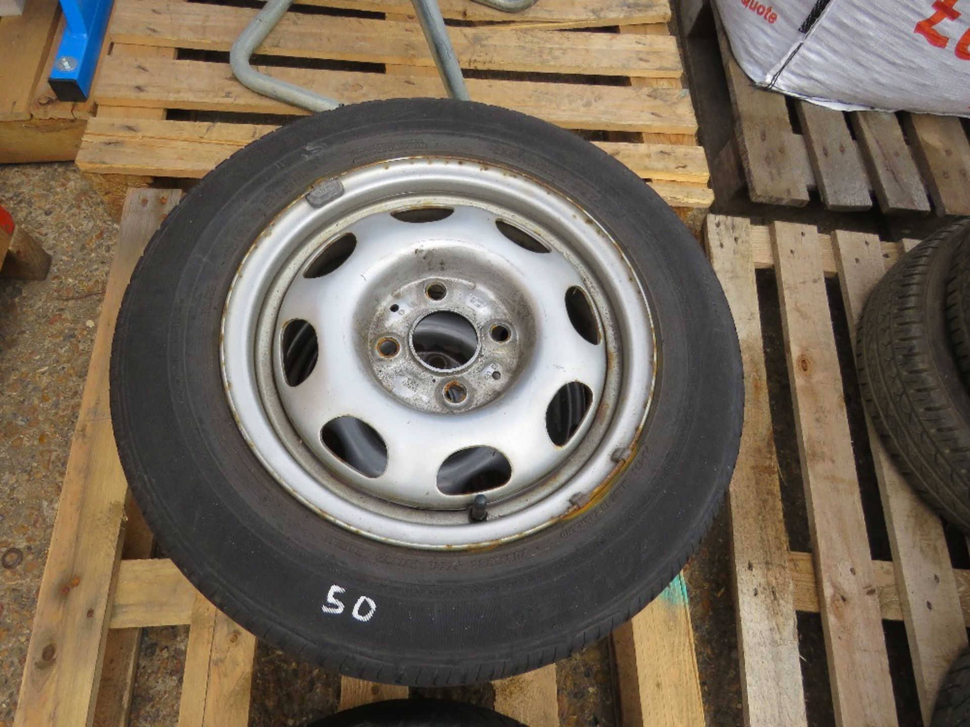 3 X WHEELS AND TYRES 175/65R13 SIZE. - Image 2 of 3