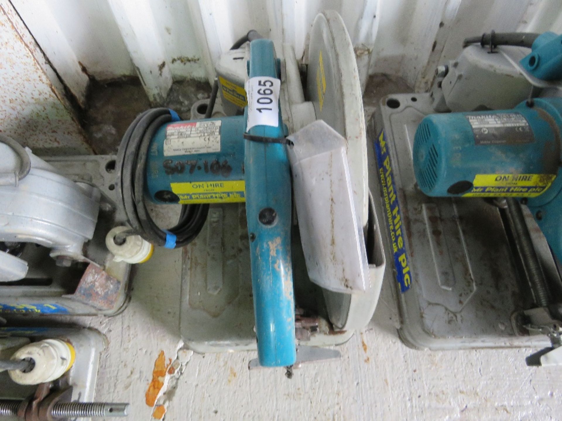 1X MAKITA 110VOLT METAL CUTTING SAW. - Image 2 of 2