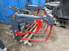 MUCK FORK ATTACHMENT FOR TRACTOR OR LOADER, 1.2M WIDTH, UNUSED.