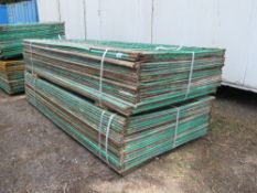 2 X BUNDLES OF ACROW SCAFFOLDING SAFETY MESH PANELS, 1.25M X 2.6M APPROX. 50NO IN TOTAL APPROX. TH