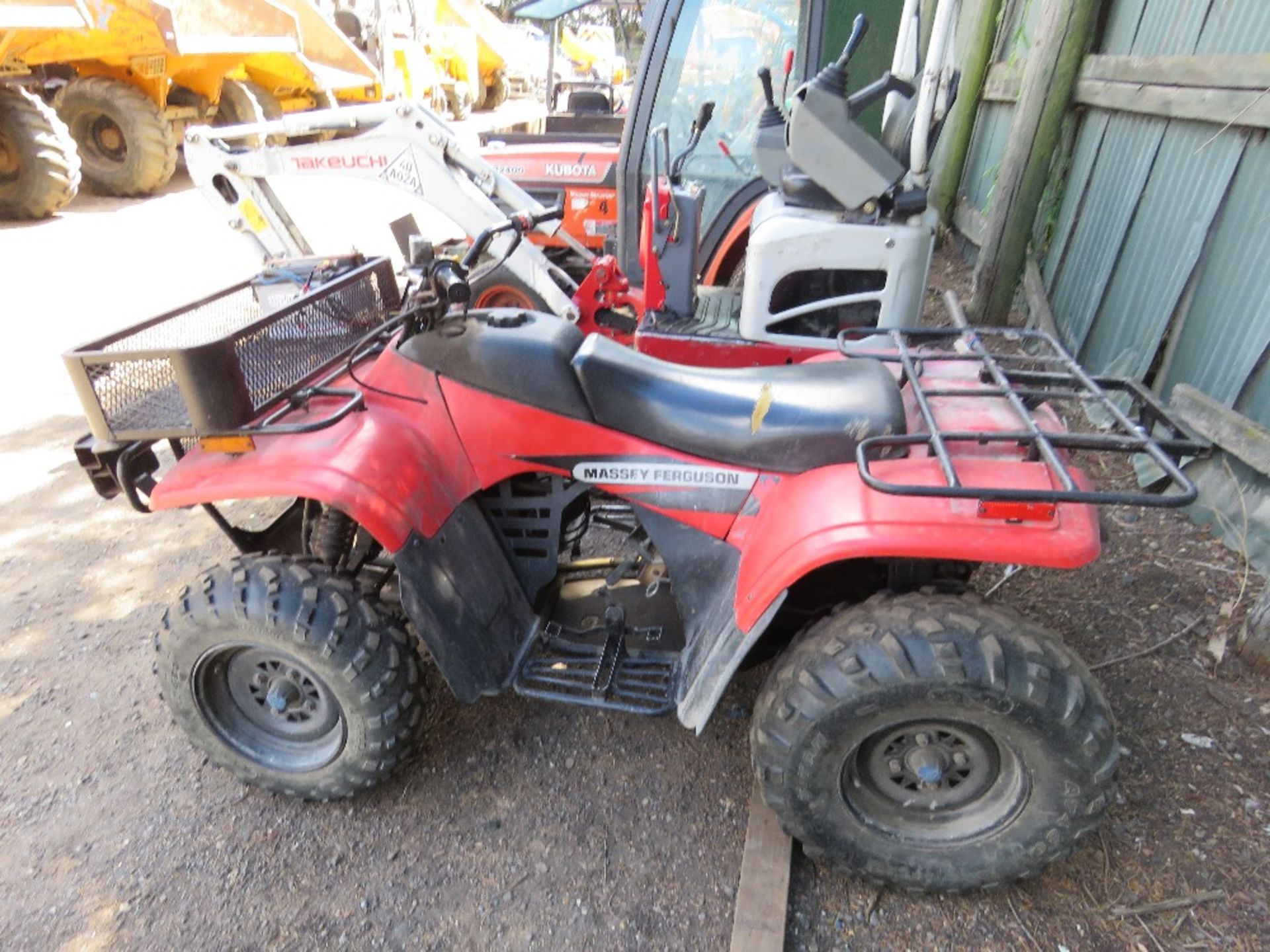 MASSEYT FERGSUON 300 2WD QUAD BIKE, DIRECT EX FARM BEING SURPLUS TO REQUIREMENTS (WAS USED FOR FOOTP