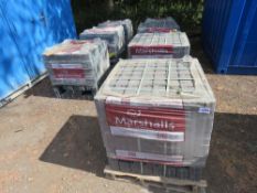 7 X PACKS OF MARSHALL CHARCOAL GREY BLOCK PAVERS 200X100X60... NO VAT ON THE HAMMER PRICE OF THIS LO