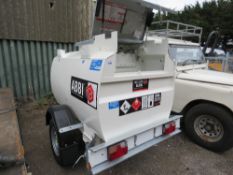 WESTERN GLOBAL 985LITRE FAST TOW ABBI FAST TOW DIESEL BOWSER, YEAR 2022 BUILD, UNUSED.