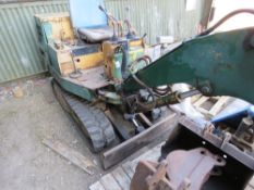 YANMAR YB10 RUBBER TRACKED MINI EXCAVATOR WITH A SET OF BUCKETS. WHEN TESTED WAS SEEN TO DRIVE STEER