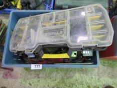 BOX CONTAINING SAW BLADES AND SDS DRILL BITS THIS LOT IS SOLD UNDER THE AUCTIONEERS MARGIN SCHEME,
