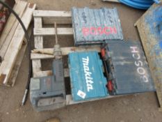 4 X ASSORTED ELECTRIC DRILLS. THIS LOT IS SOLD UNDER THE AUCTIONEERS MARGIN SCHEME, THEREFORE NO VAT