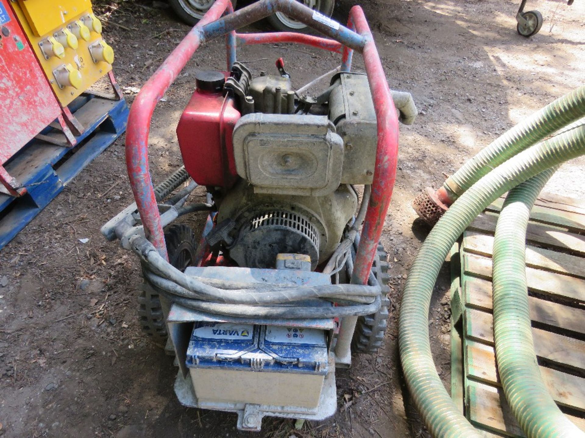 YANMAR ENGINED HIGH PRESSURE WASHER. DIRECT FROM A LOCAL GROUNDWORKS COMPANY AS PART OF THEIR RES - Image 3 of 3