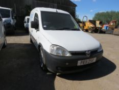 VAUXHALL COMBO VAN REG;FE11 ZST 158,540REC MILES WITH V5 TEST TILL 20.7.22 . WHEN TESTED WAS SEEN