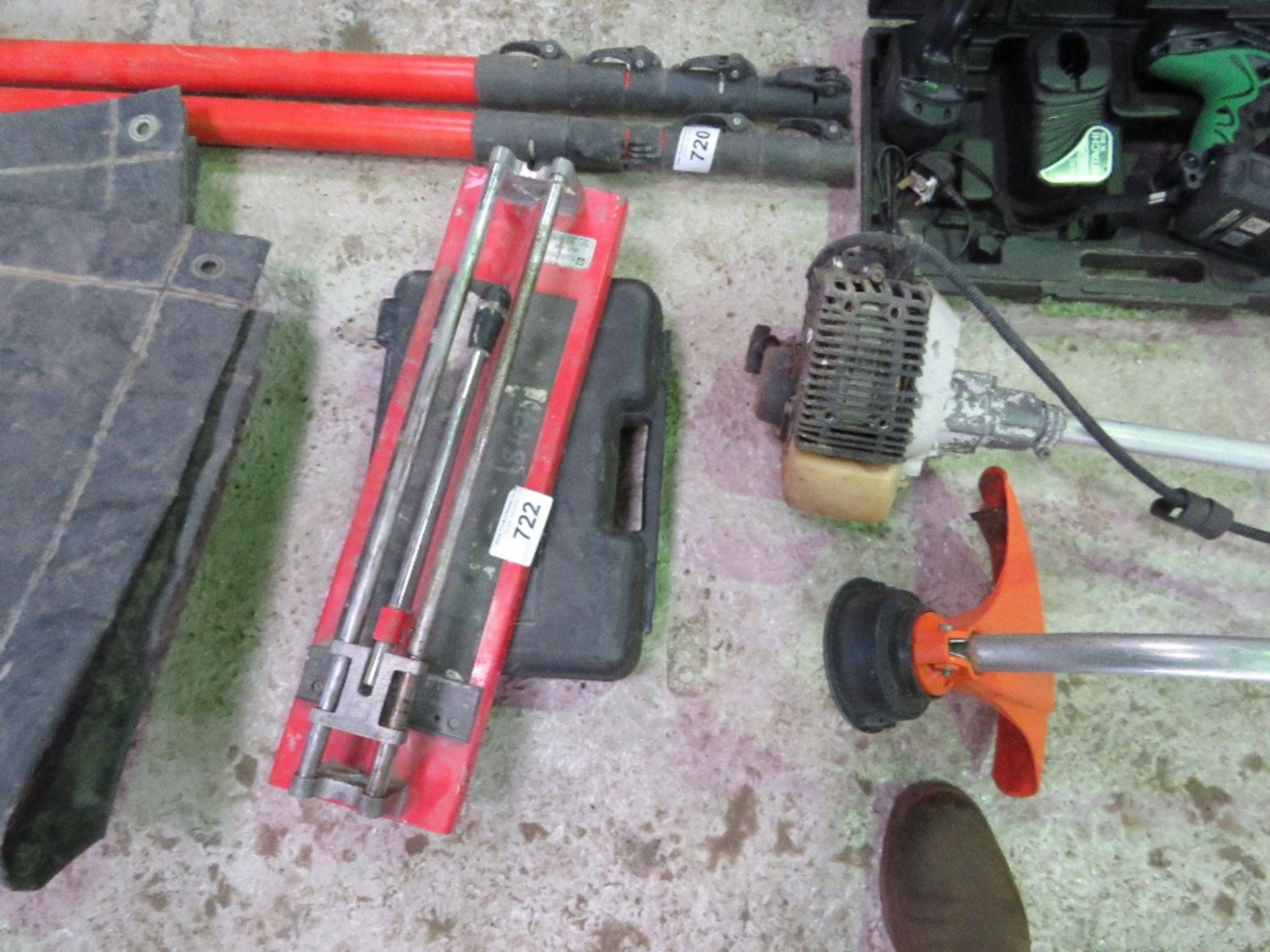 TILE CUTTER PLUS A BOXED SOUND METER. THIS LOT IS SOLD UNDER THE AUCTIONEERS MARGIN SCHEME, THEREFOR