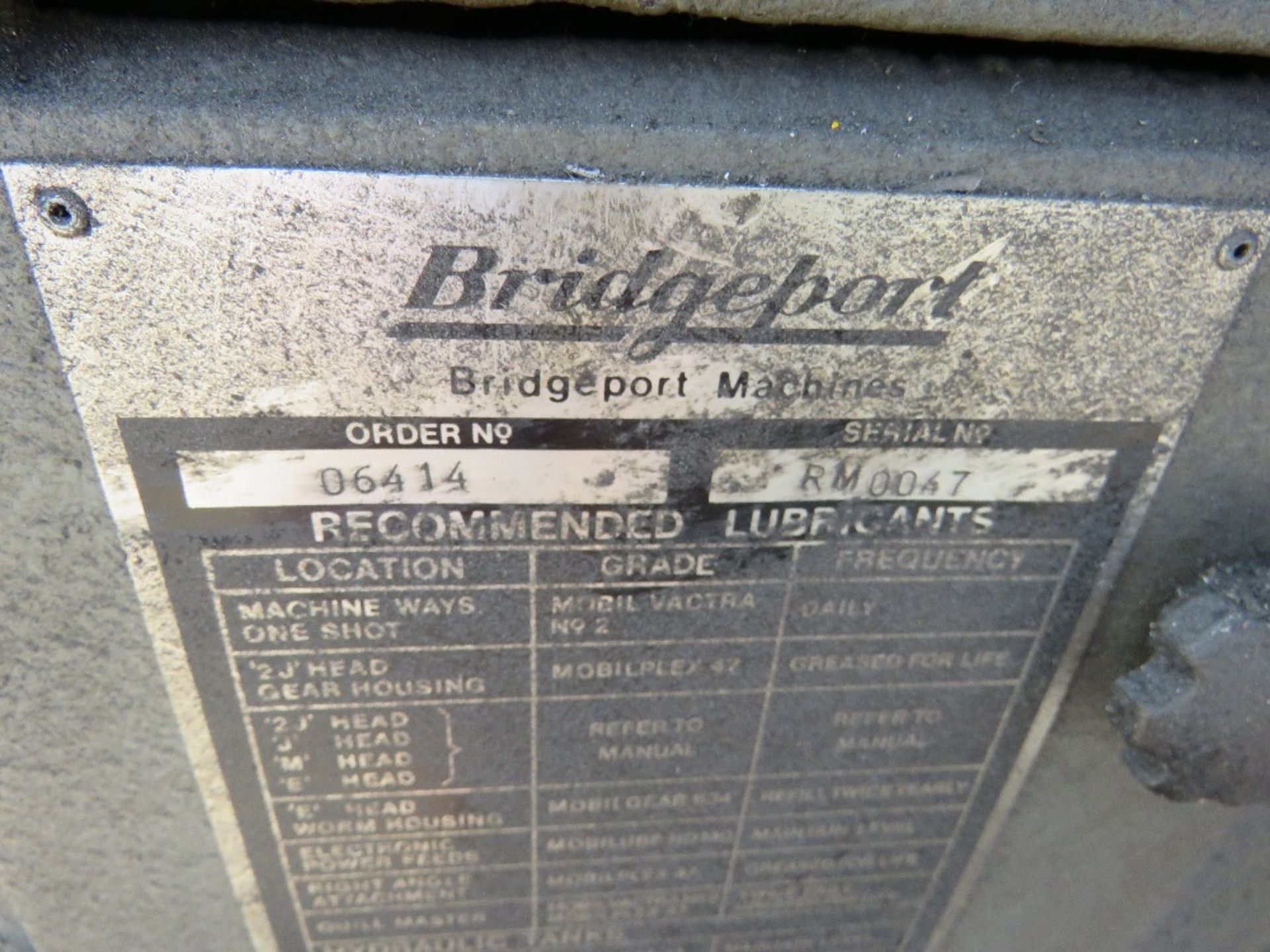 BRIDGEPORT MILLING MACHINE WITH CONTROLLER UNIT AS SHOWN. SOURCED FROM DEPOT CLOSURE. - Image 8 of 12