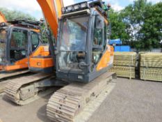 DOOSAN DX140LC-5 YEAR 2015 BUILD, 4NO BUCKETS, 6,.nb: buyers premium 10% plus vat on this lot!!