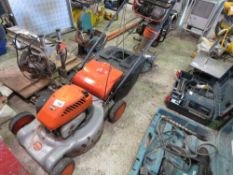 FLYMO PETROL ENGINED MOWER.