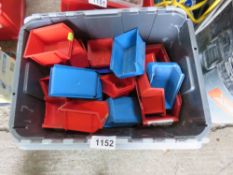 2 X BOXES OF LINBIN TYPE STORAGE BINS.