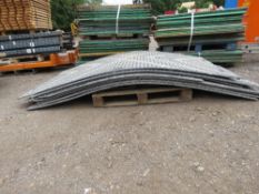 8 X PLASTIC ZIGMA GROUND SOLUTIONS TRACK MATS. THIS LOT IS SOLD UNDER THE AUCTIONEERS MARGIN SCHEME,