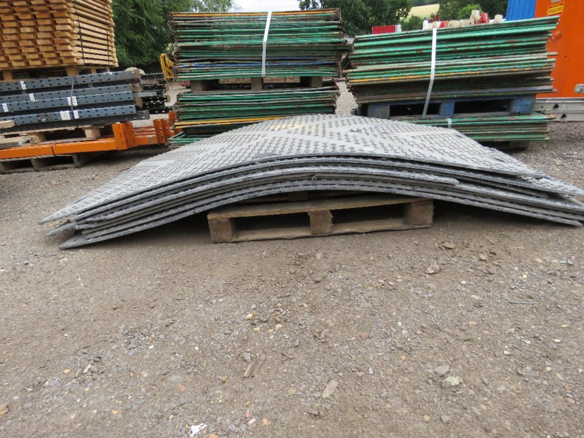 8 X PLASTIC ZIGMA GROUND SOLUTIONS TRACK MATS. THIS LOT IS SOLD UNDER THE AUCTIONEERS MARGIN SCHEME,