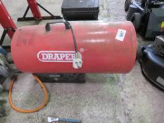 DRAPER GAS POWERED SPACE HEATER. THIS LOT IS SOLD UNDER THE AUCTIONEERS MARGIN SCHEME, THEREFORE NO