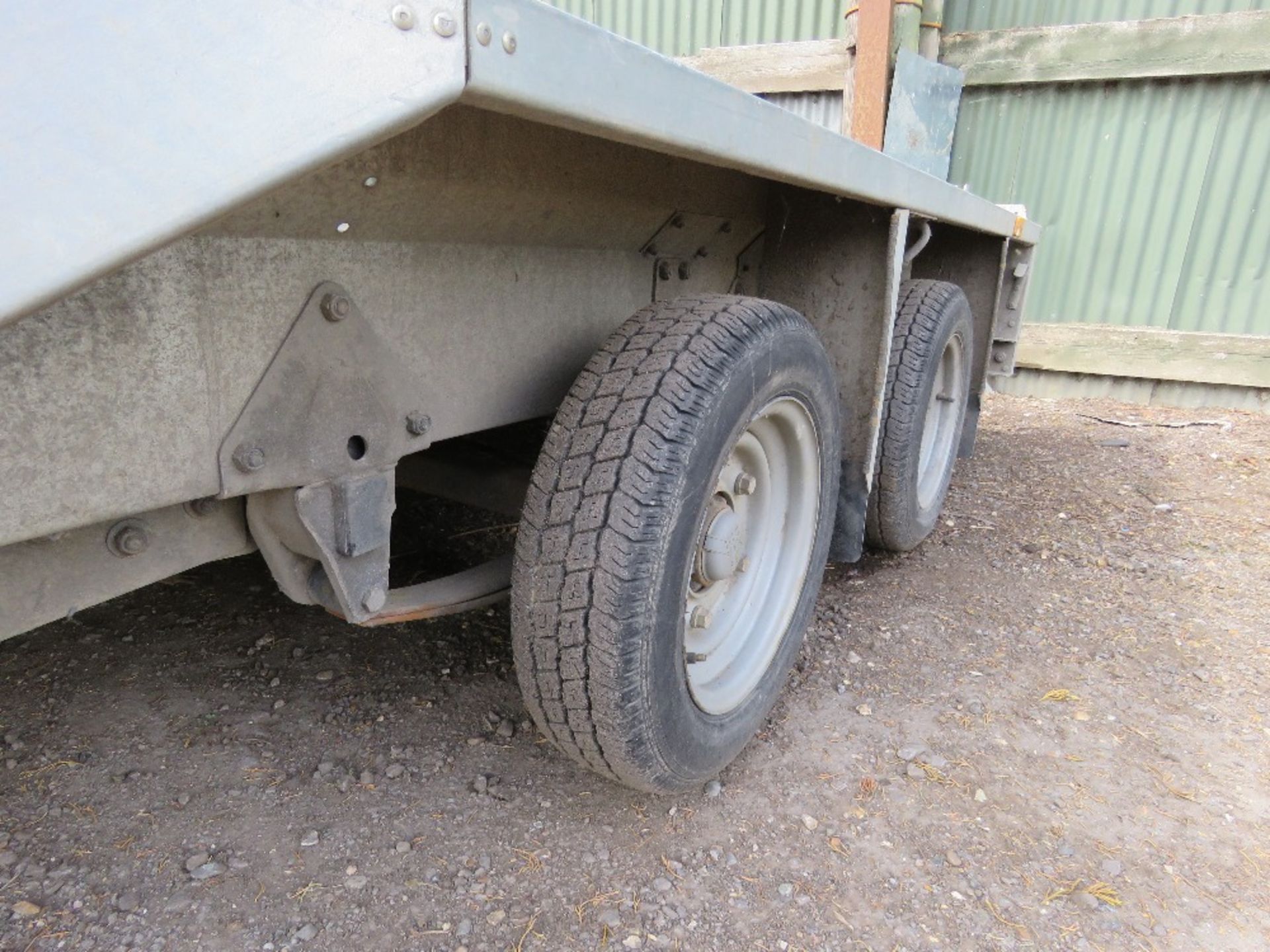 IFOR WILLIAMS TWIN AXLED GD105 PLANT TRAILER 1.6M X 3.05M INTERNAL DIMENSIONS. DRAWBAR CODE: FC24957 - Image 7 of 7