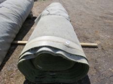 LARGE ROLL OF PRE USED ASTRO TURF MATTING 13FT WIDE APPROX.