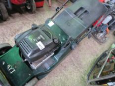 HAYTER HARRIER 48 MOWER WITH A COLLECTOR.