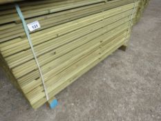 LARGE PACK OF PRESSURE TREATED VENETIAN SLATS FOR FENCING PANELS ETC @ 1.72M LENGTH 45MM WIDE X 17MM
