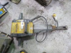 WACKER 110VOLT HEAVY DUTY UPRIGHT BREAKER. DIRECT FROM A LOCAL GROUNDWORKS COMPANY AS PART OF TH