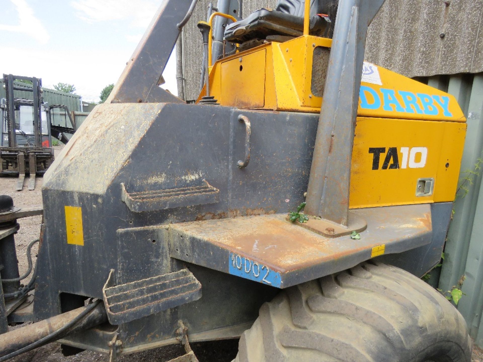 TEREX TA10 SITE DUMPER, 10 TONNE CAPACITY, YEAR 2008 BUILD. 4028 REC HOURS. PN:10D02. WHEN TESTED W - Image 12 of 15
