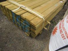 PACK OF FEATHER EDGE TIMBER CLADDING BOARDS. 1.65M LENGTH X 10CM WIDTH APPROX.