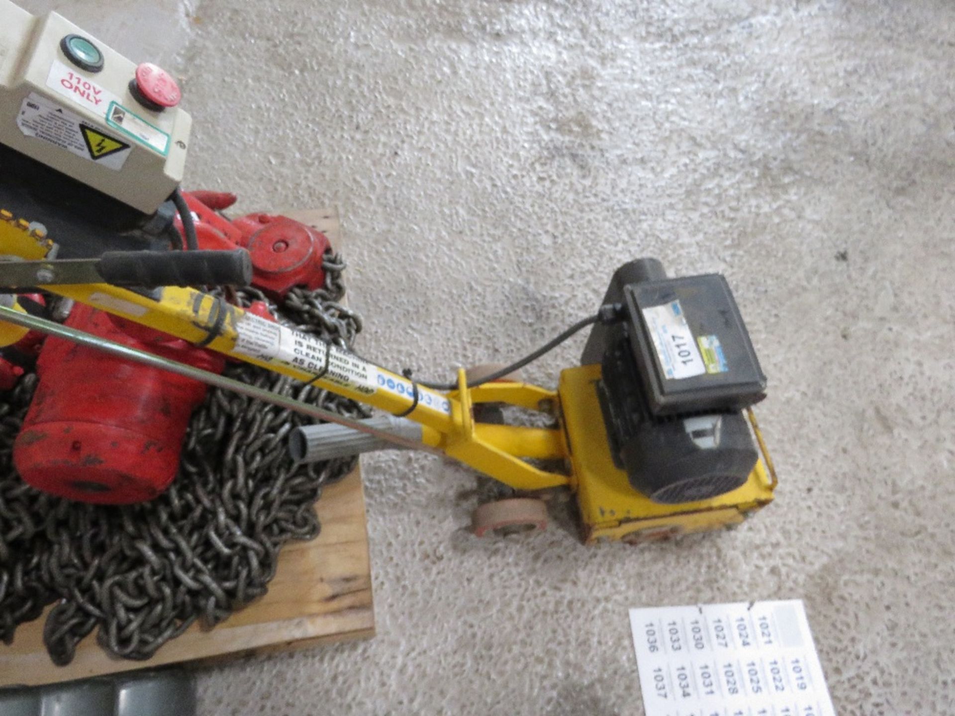 REDBAND 110VOLT POWERED FLOOR GRINDER.