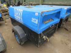 ATLAS COPCO XAS47 TOWED COMPRESSOR, YEAR 2004 BUILD. DEUTZ ENGINE. PN:2C11. WHEN TESTED WAS SEEN TO