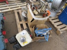 PETROL ENGINE PLUS ASSORTED STIHL SAW SPARES ETC. THIS LOT IS SOLD UNDER THE AUCTIONEERS MARGIN SCHE