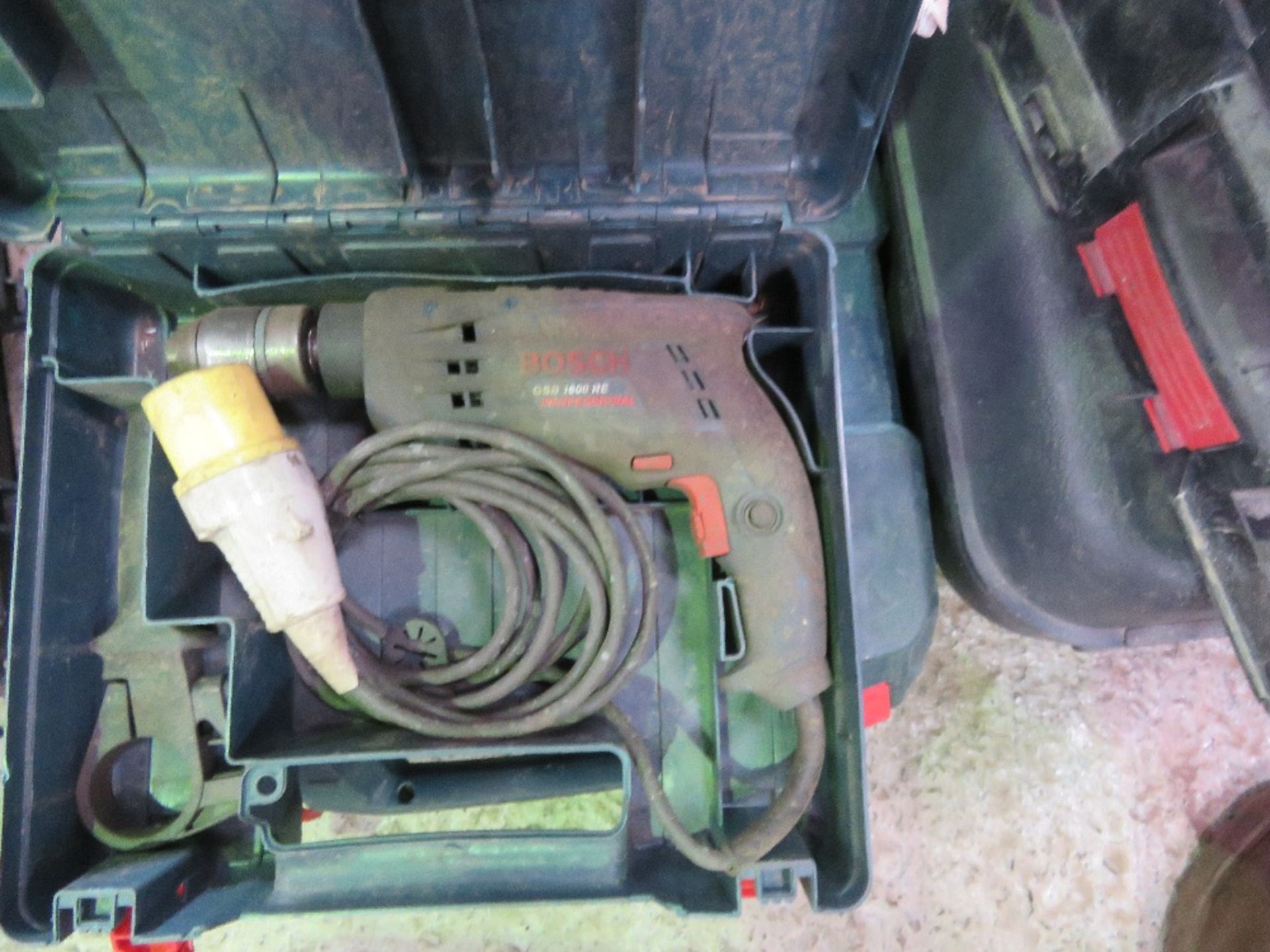 3X 110V DRILLS THIS LOT IS SOLD UNDER THE AUCTIONEERS MARGIN SCHEME, THEREFORE NO VAT WILL BE CHARG - Image 3 of 4