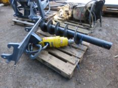POST HOLE BORER TO FIT SKID STEER LOADER/WHEELED LOADER OR COULD BE ADAPTED FOR EXCAVATOR. HEAVY DUT