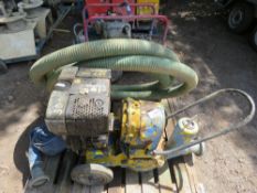 HATZ DIESEL ENGINED WATER PUMP WITH HOSES. DIRECT FROM A LOCAL GROUNDWORKS COMPANY AS PART OF THE