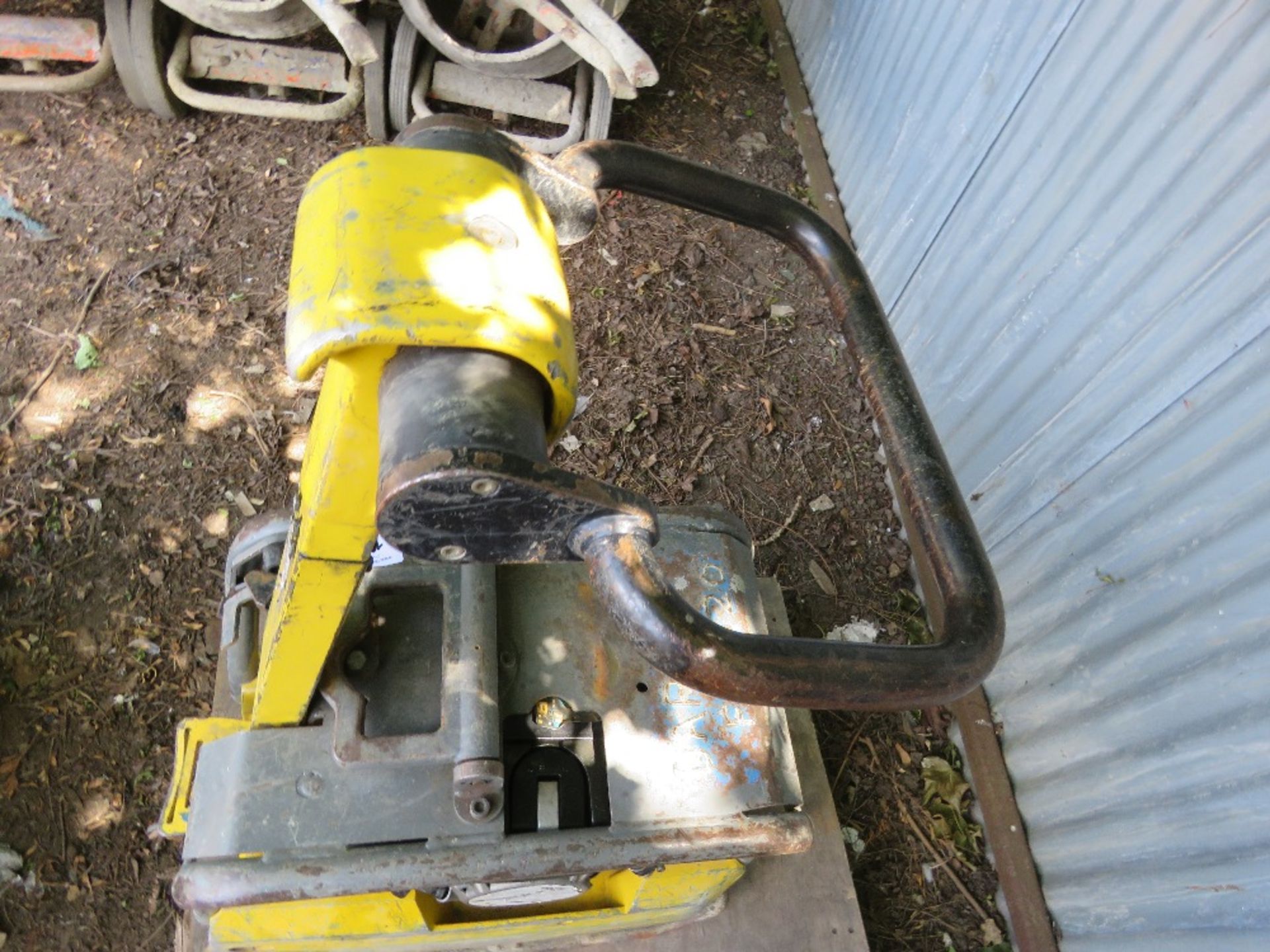 WACKER NEUSON DIESEL ENGINED COMPACTION PLATE. DIRECT FROM A LOCAL GROUNDWORKS COMPANY AS PART OF - Image 3 of 4