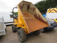 THWAITES 3 TONNE SWIVEL SKIP DUMPER, YEAR 2017 BUILD, 1497 REC HOURS. SN:SLCM573Z1711D7467. WHEN TE