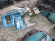 MAKITA 240VOLT MITRE SAW. THIS LOT IS SOLD UNDER THE AUCTIONEERS MARGIN SCHEME, THEREFORE NO VAT WIL