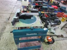 MAKITA FLIPPER 110V SAW BENCH THIS LOT IS SOLD UNDER THE AUCTIONEERS MARGIN SCHEME, THEREFORE NO VA