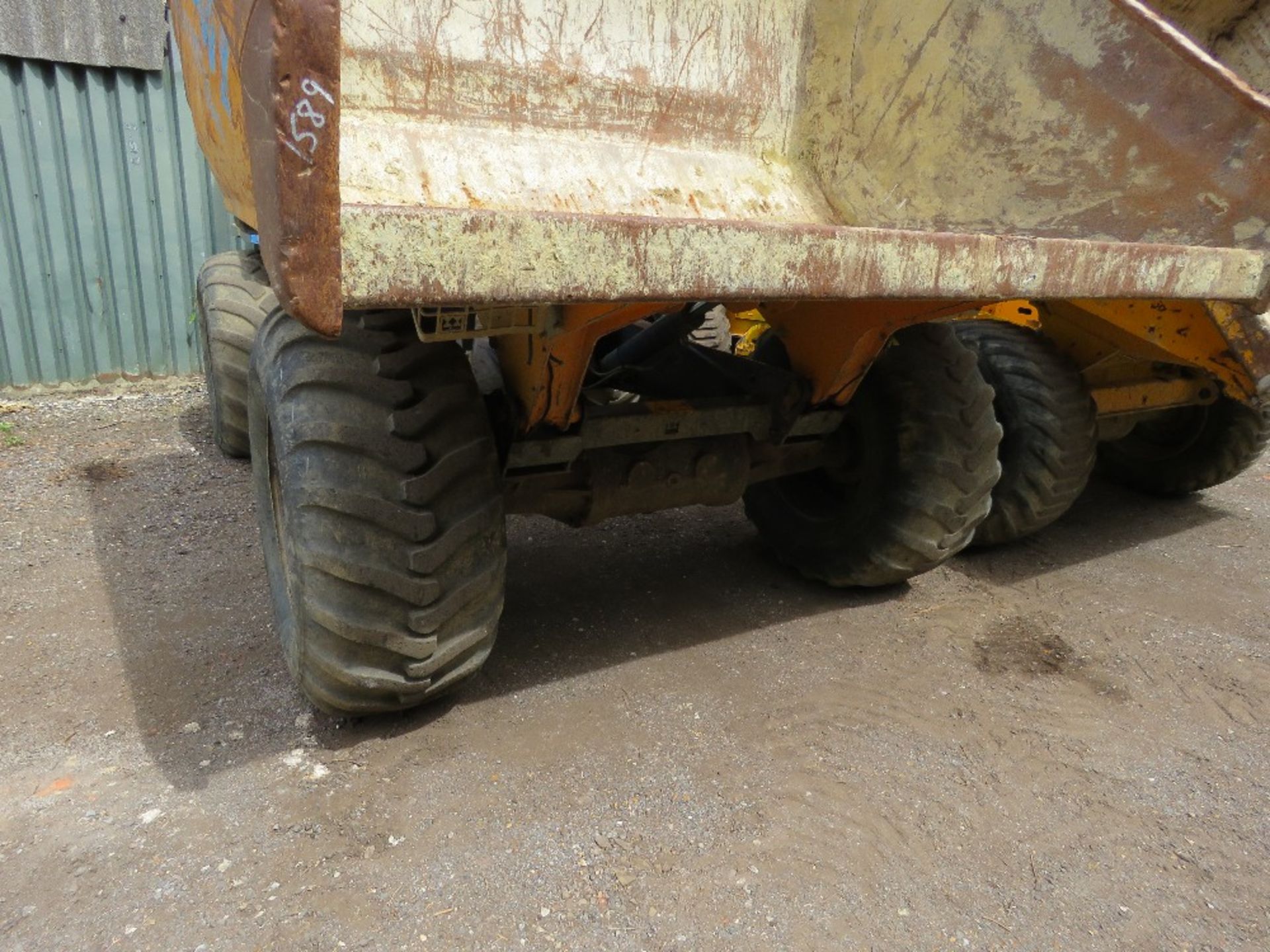 TEREX TA10 SITE DUMPER, 10 TONNE CAPACITY, YEAR 2008 BUILD. 4028 REC HOURS. PN:10D02. WHEN TESTED W - Image 2 of 15