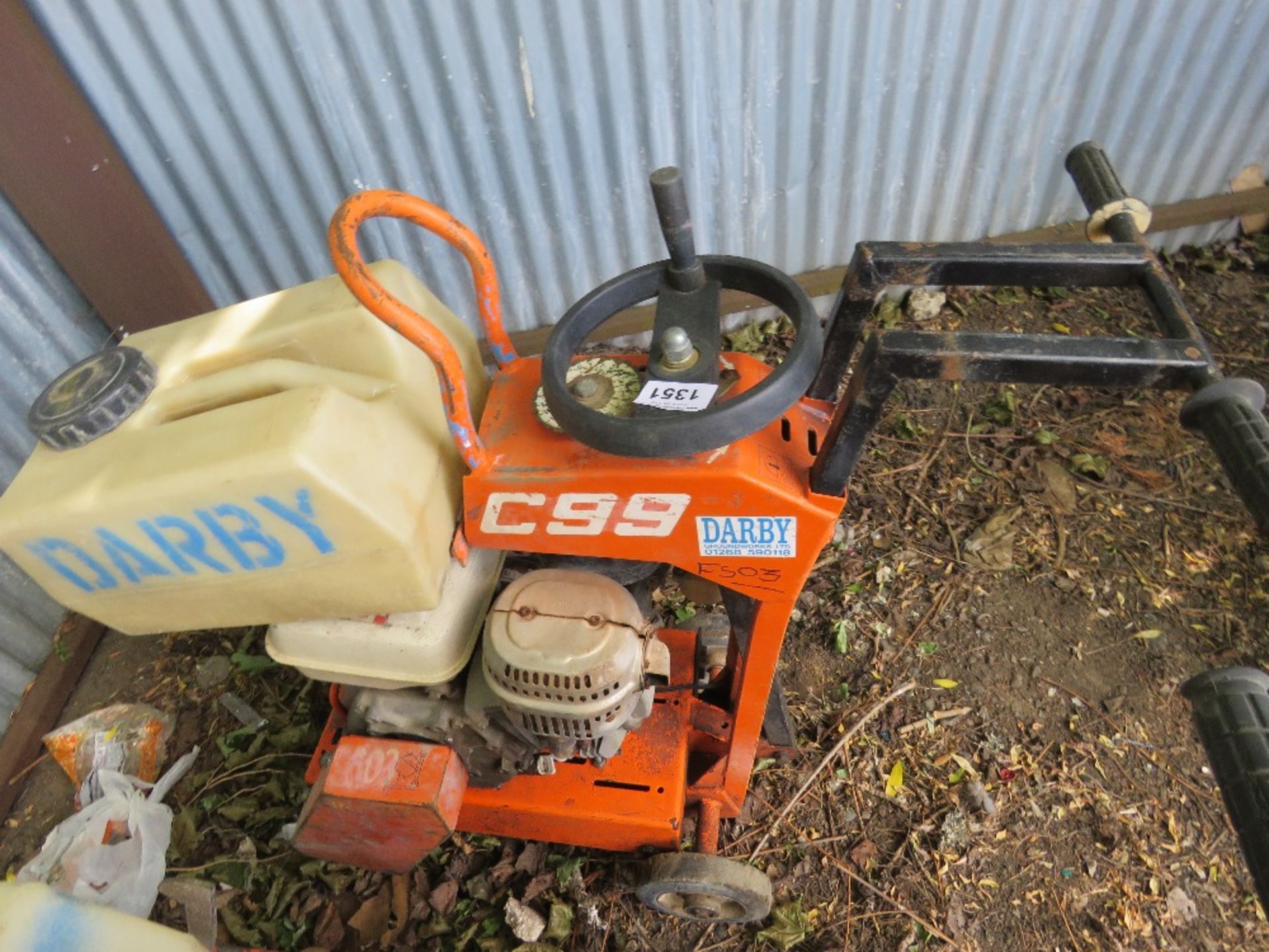 CLIPPER C99 FLOOR SAW. DIRECT FROM A LOCAL GROUNDWORKS COMPANY AS PART OF THEIR RESTRUCTURING PRO - Image 2 of 3