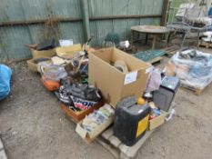 3 X PALLETS OF ASSORTED WORKSHOP CLEARANCE ITEMS. THIS LOT IS SOLD UNDER THE AUCTIONEERS MARGIN SCHE