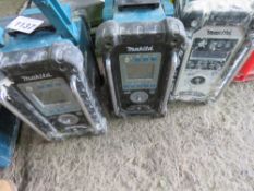 3 X MAKITA BATTERTY RADIOS.