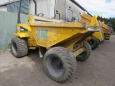 THWAITES 5 TONNE SITE DUMPER YEAR 2005 BUILD, FLOATATION TYRES FITTED. SN:SLCM450ZZ503A6925. PN:5