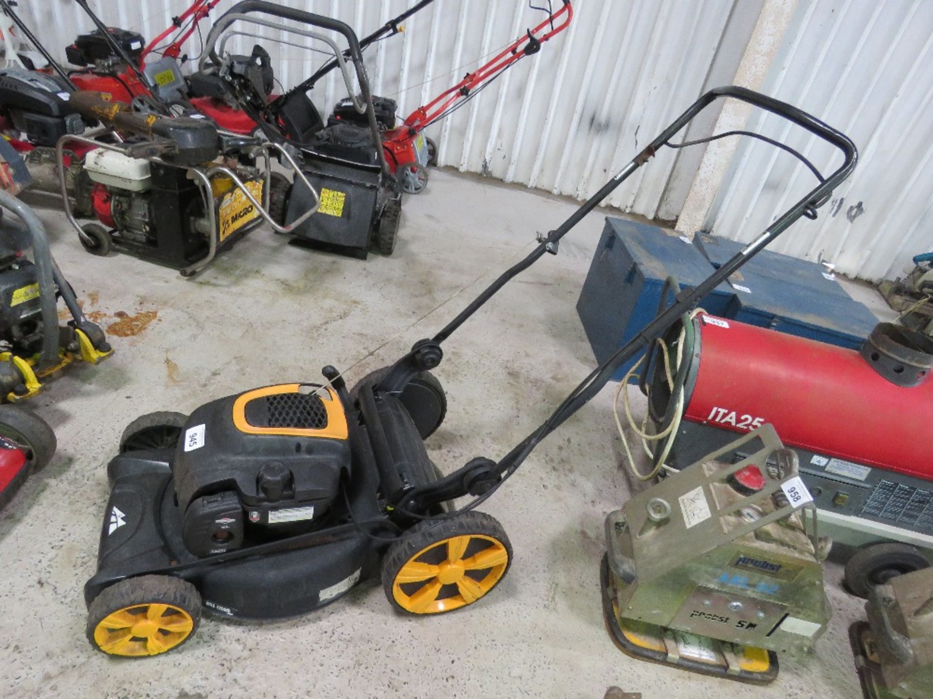 McCULLOCH PETROL MOWER, NO COLLECTOR. THIS LOT IS SOLD UNDER THE AUCTIONEERS MARGIN SCHEME, THEREFOR