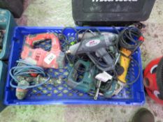 5X POWER TOOLS: 2X HEAT GUNS, ANGLE GRINDER AND JIGSAW THIS LOT IS SOLD UNDER THE AUCTIONEERS MARGI