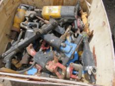 STILLAGE CONTAINING ASSORTED AIR BREAKERS AND PICKS. THIS LOT IS SOLD UNDER THE AUCTIONEERS MARGIN S