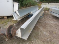 6 X STEEL LINTELS, 4FT -12FT APPROX. THIS LOT IS SOLD UNDER THE AUCTIONEERS MARGIN SCHEME, THEREFORE