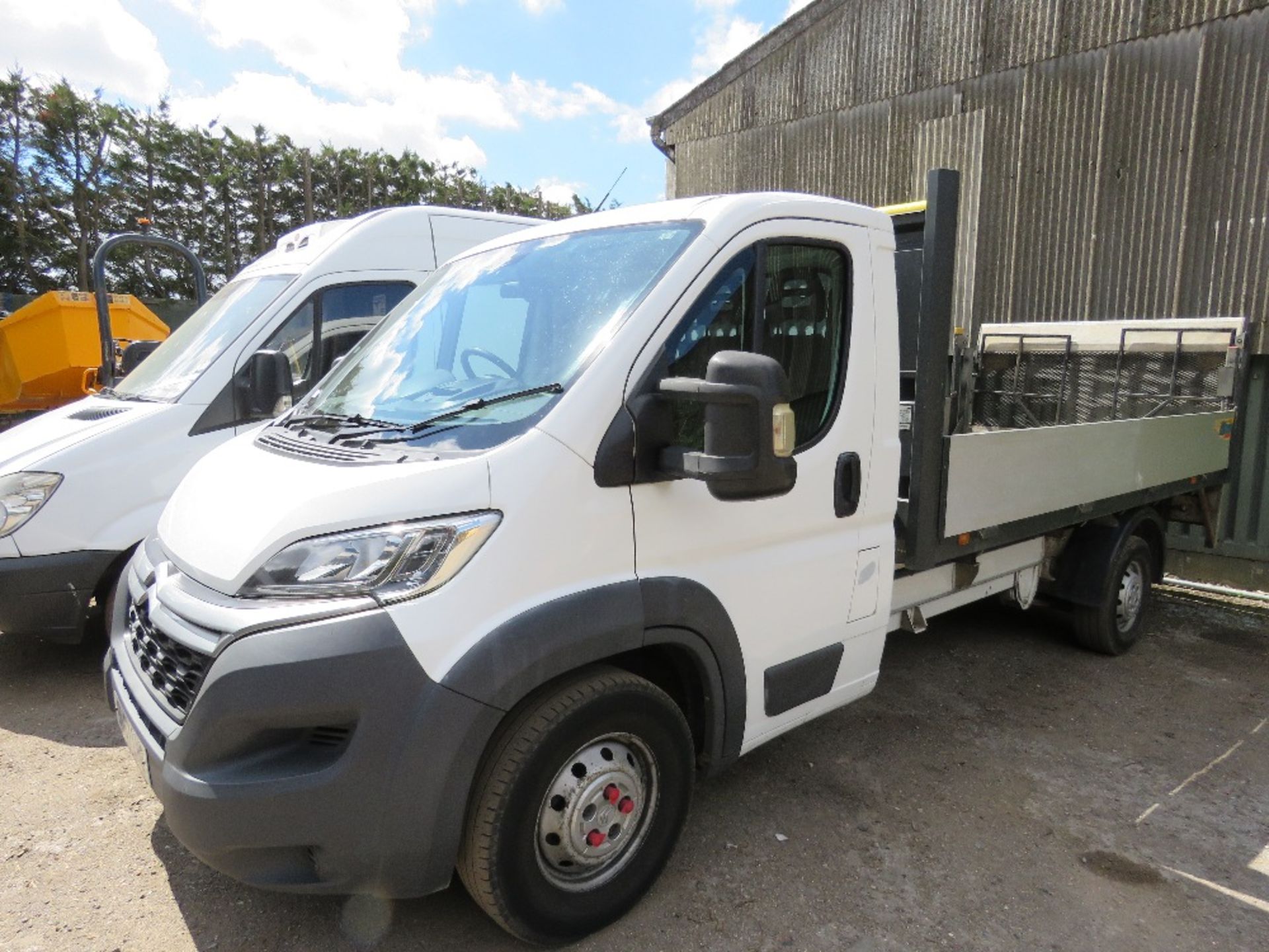 CITROEN RELAY DROPSIDE PICKUP TRUCK REG:BK67 LHB. EURO 6. WITH V5. REAR TAIL LIFT. 13FT BODY APPROX. - Image 3 of 11