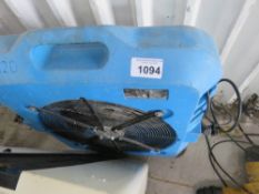 LARGE BLUE 110VOLT FAN.