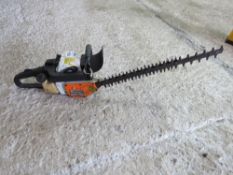 STIHL HS60 PETROL ENGINED HEDGE CUTTER. THIS LOT IS SOLD UNDER THE AUCTIONEERS MARGIN SCHEME, THEREF